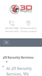 Mobile Screenshot of 3dsecurityservices.com